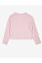 W Soft Touch Shinny Logo Crew Neck Sweatshirt Women's Pink Sweatshirt S231144-590 - 5