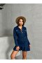 Pleated Denim Dress Missel0917 - 2