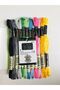 Cross Stitch Embroidery Kit Including Muline Yarn Fabric and Needles with Premade Template - 3