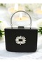 Evening Bag with 343 Satin Stones