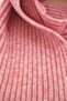 Children's Soft Buttoned Ribbed Scarf Beanie Set 3-6 Years Pink Chkıds101 - 3
