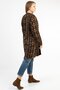 Women's Silver Floral Print Long Pocket Kilim Cardigan - 5