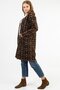 Women's Silver Floral Print Long Pocket Kilim Cardigan - 4