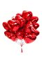 Flying Heart Balloon with Foil Heart 1 Piece 45 cm Red Romantic Marriage Proposal Valentine's Day Ornament