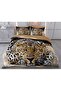 Leopard Pattern Digital Printed 3D 3-Dimensional Double Duvet Cover Set Code: Leopard 2