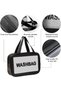 Portable Pvc Waterproof Travel Makeup Bag 3 Pieces Travel Storage Bag Set Black - 6