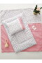 Floral Patterned Baby Diaper Set with Blanket - Cushion, Baby Pillow, Newborn, Crib