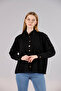 Women's Staple Detailed Front Snap Closure Shirt - 2