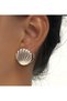 Silver Oyster Earrings - 3
