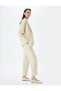 Viscose Trousers with Elastic Waist Pockets - 2