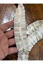 Ecru Pearl Beaded Pleated Strip Sewing Clothing Accessory Width 4 cm (1 Meter) - 4