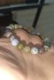 Indian Agate 8 mm Facet Cut Natural Stone Bracelet - 3
