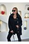 Women's Long Sleeve Pocket and Button Detail Wellsof Fabric Plush Cardigan - 2