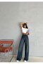 Zeo Basic Denim Baggy Pants Tint - 6