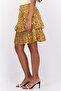 Women Allover Print Mini Skirt, Olive - 2
