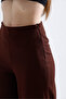 Side Zip Stretchy High Waist Wide Leg Pallazo Pants Sy401 - 5