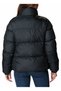 Black Puffect Ii Women's Coat with Full Zipper 2090291010 _Wl2434 - 5
