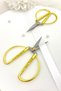 Gold Promise Engagement Scissors, Ribbon Opening Special Day Merasim Sewing Embroidery Scissors - 3