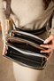 Women's New Season 3-Compartment Luxury Soft Leather Adjustable Crisscross-Strap Stylish Shoulder Bag - 6