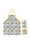 3-Piece Kitchen Apron Set - Multi-Functional Kitchen Essentials for Stylish and Safe Cooking - 2