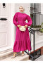 Fuchsia Vav Patterned Dress