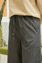 1105-Elastic Trousers Dark Gray - 5