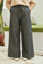 1105-Elastic Trousers Dark Gray - 6