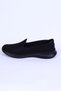 30168 Sneaker Flexible Laceless Orthopedic Sole Black Casual Women's Sports Shoes - 3