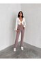 Trend Women's Loose-Legged Ribbed Fleece-Lined/Thermal Everyday Sweatpants - 2