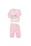 Baby Girl White Pink Colorful Rainbow Patterned 10 Piece Hospital Discharge Set - 2