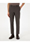 Brown Slim Fit Fabric Trousers 50292959-Vr029 - 2
