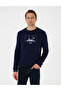 Navy Blue Regular Fit Sweatshirt 50290703-Vr033