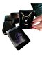 3 Pcs - Black Cardboard Jewelry Box/Necklace, Ring, Earring, Bracelet, Set of 5 Boxes/With Black Sponge Inside - 3