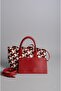 Seç 24052 Knitted Women's Handbag Red - 5