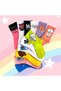 Unisex 12-Piece Black Ping Bts Exo Cheerful College Tennis Socks