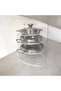 Pan Rack Metal Shelf Closet Organizer Pan Organizer Kitchen Shelf