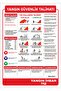 Warning Signs " Fire Safety Instruction " 30X40Cm Pvc Sheet