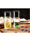 Long Glass Water, Latte, Soft Drink, Smoothie Glass Set 270 ml 3 Pieces 2325 - 7