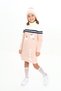 Girl's Dress Embossed Butterfly Embroidered Beret and Scarf Set of 3