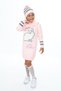 Girl's Dress Bunny Embroidered Beret and Neck Collar 3 Piece Set - 2