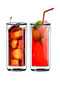 Long Glass Water, Latte, Soft Drink, Smoothie Glass Set 270 ml 3 Pieces 2325 - 4