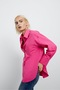 Oversize Pink Shirt with Pockets - 2