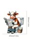 Wc Cow Toilet Seat Sticker Car, Motorcycle, Helmet, Laptop, Glass Sticker 29X29 cm
