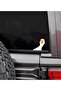 Confused Looking Goose Sticker Car, Motorcycle, Helmet, Laptop, Glass Sticker 13X13 cm - 4