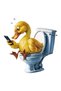 Wc Duck Toilet Seat Sticker Car, Motor Bike, Helmet, Laptop, Glass Sticker 29X29 cm