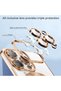 Case for Apple iPhone 15 Pro Max Case Edges Colorful Platinum Plated Back Transparent Cover - 2