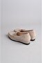 Select 0011 genuine leather wedge heel shoes (heel height: 3.5 cm) beige suede - 5