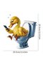 Wc Duck Toilet Seat Sticker Car, Motor Bike, Helmet, Laptop, Glass Sticker 29X29 cm - 2