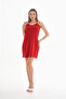 Women's Rope Strap Dress Full Lycra Crepe - 3
