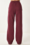 Hooded Shardonlu Top and Bottom Set Claret Red Lfn0076 - 7